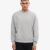 T-shirt oversize en coton bio - Gris délavé