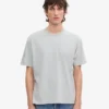 T-shirt oversize en coton bio – Gris délavé