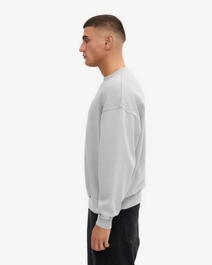 T-shirt oversize en coton bio - Gris délavé