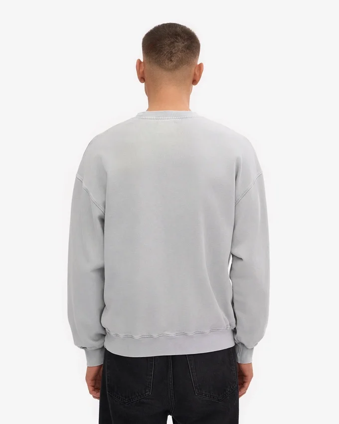 T-shirt oversize en coton bio - Gris délavé