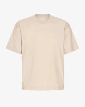 T-shirt oversize en coton bio - Gris huître