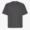 T-shirt oversize en coton bio - Gris lave