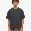 T-shirt oversize en coton bio - Gris lave