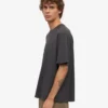 T-shirt oversize en coton bio - Gris lave