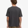 T-shirt oversize en coton bio - Gris lave