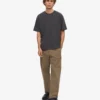 T-shirt oversize en coton bio - Gris lave