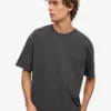 T-shirt oversize en coton bio - Gris lave