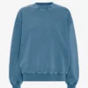 T-shirt oversize en coton bio - Indigo délavé