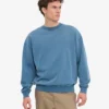 T-shirt oversize en coton bio - Indigo délavé