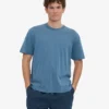 T-shirt oversize en coton bio - Indigo délavé