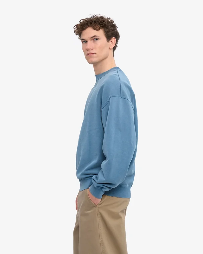 T-shirt oversize en coton bio - Indigo délavé
