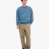 T-shirt oversize en coton bio - Indigo délavé