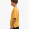 T-shirt oversize en coton bio - Jaune brûlé
