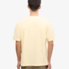 T-shirt oversize en coton bio - Jaune pâle