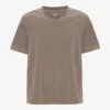 T-shirt oversize en coton bio - Kaki délavé