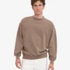 T-shirt oversize en coton bio - Kaki délavé