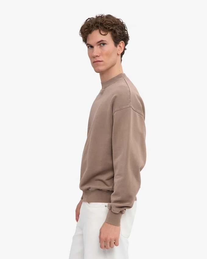 T-shirt oversize en coton bio - Kaki délavé