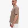 T-shirt oversize en coton bio - Kaki délavé