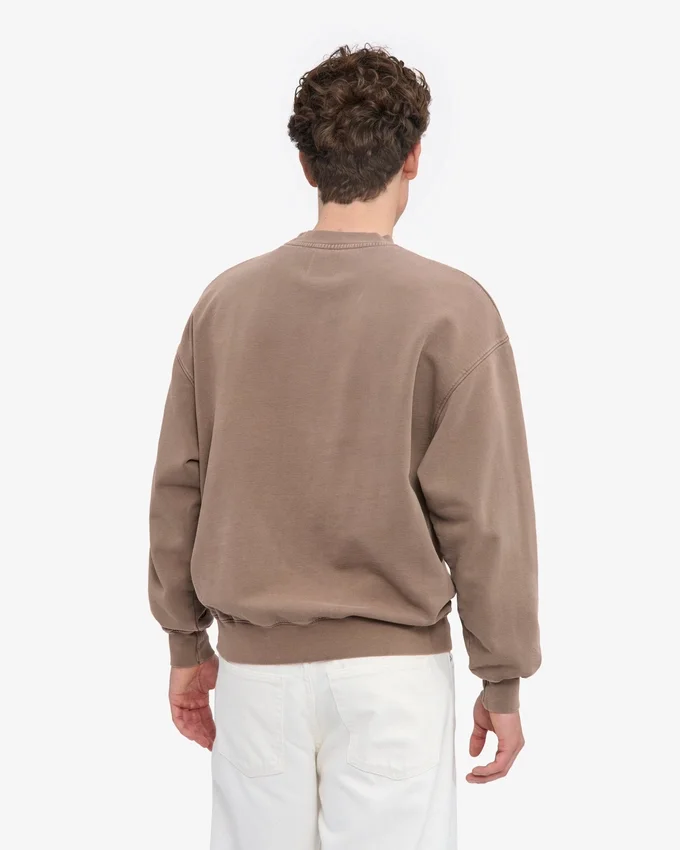 T-shirt oversize en coton bio - Kaki délavé