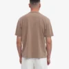T-shirt oversize en coton bio - Kaki délavé