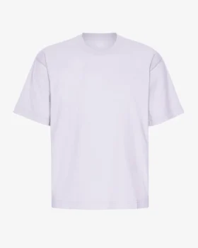 T-shirt oversize en coton bio - Lavande douce