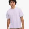 T-shirt oversize en coton bio - Lavande douce