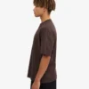 T-shirt oversize en coton bio - Marron café