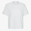 T-shirt oversize en coton bio - Mélange neige