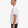 T-shirt oversize en coton bio - Mélange neige
