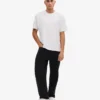 T-shirt oversize en coton bio - Mélange neige