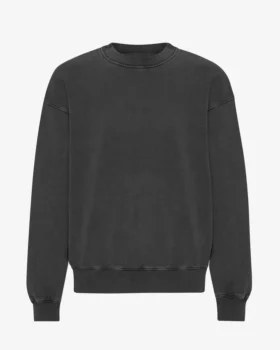 T-shirt oversize en coton bio - Noir délavé