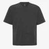 T-shirt oversize en coton bio - Noir délavé