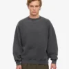T-shirt oversize en coton bio - Noir délavé