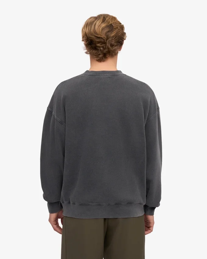 T-shirt oversize en coton bio - Noir délavé
