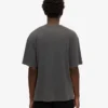 T-shirt oversize en coton bio - Noir délavé