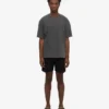 T-shirt oversize en coton bio - Noir délavé