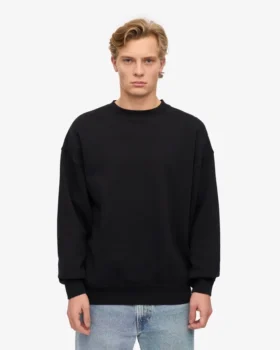 T-shirt oversize en coton bio – Noir intense