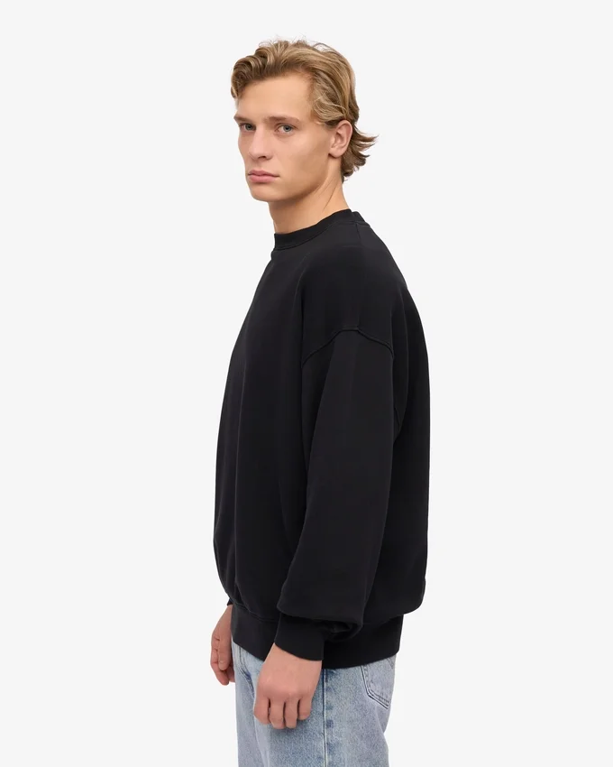 T-shirt oversize en coton bio - Noir intense