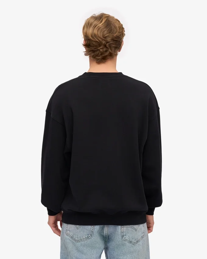 T-shirt oversize en coton bio - Noir intense