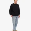 T-shirt oversize en coton bio - Noir intense