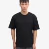 T-shirt oversize en coton bio - Noir profond