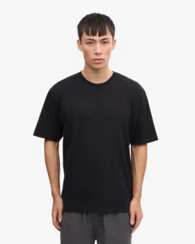 T-shirt oversize en coton bio – Noir profond