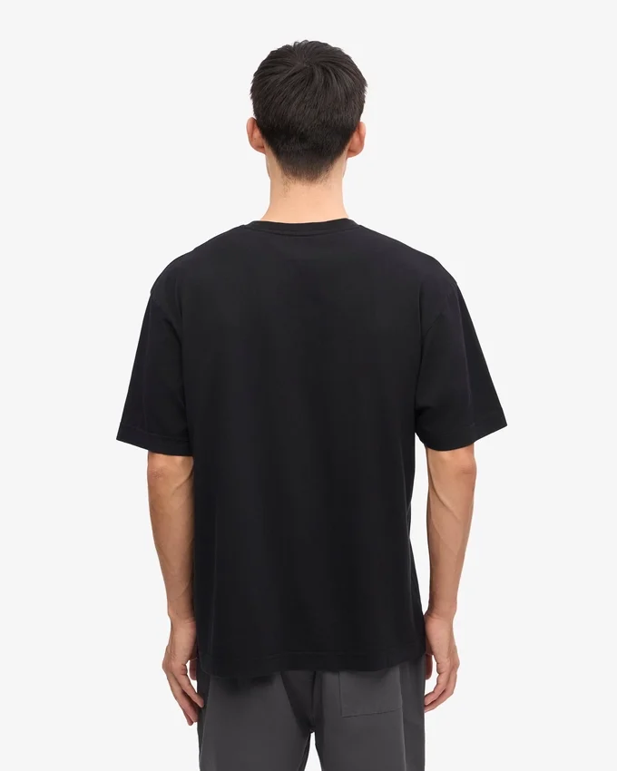 T-shirt oversize en coton bio - Noir profond