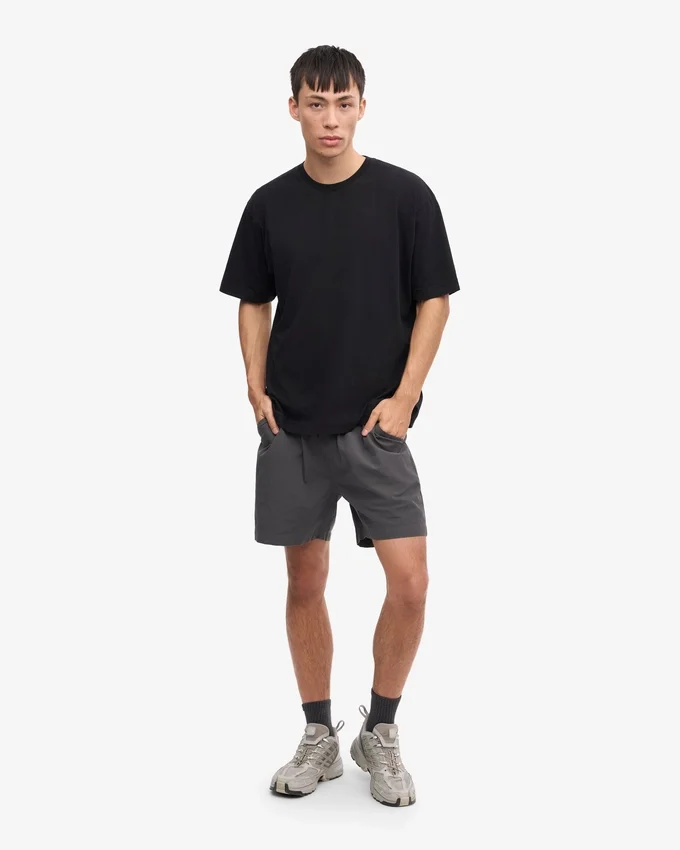 T-shirt oversize en coton bio - Noir profond