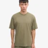 T-shirt oversize en coton bio - Olive poussiéreux