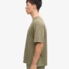 T-shirt oversize en coton bio - Olive poussiéreux