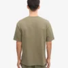 T-shirt oversize en coton bio - Olive poussiéreux