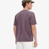 T-shirt oversize en coton bio - Raisin délavé