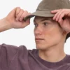 Casquette en coton bio - Kaki délavé