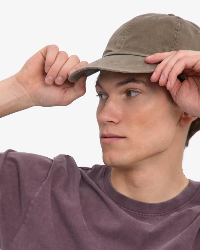 Casquette en coton bio - Kaki délavé